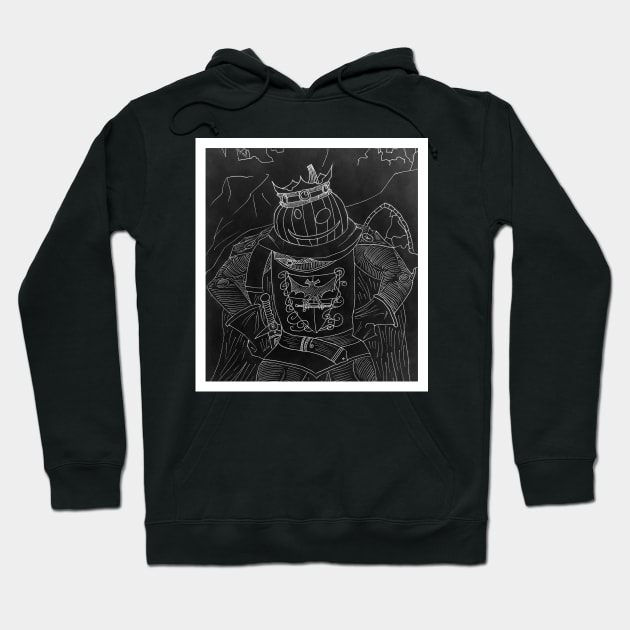 Inverted Pumpkin King - Pumpking Hoodie by JonGrin